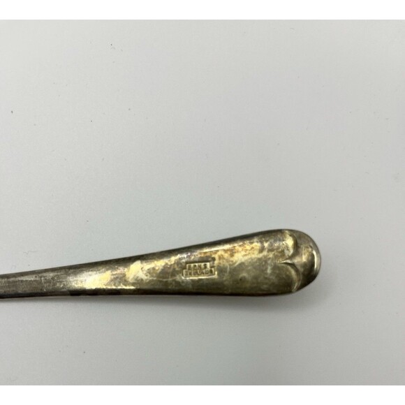 Vintage England EPNS England Silver Plated Repousse Berry Serving Spoon 2431 - Picture 3 of 4